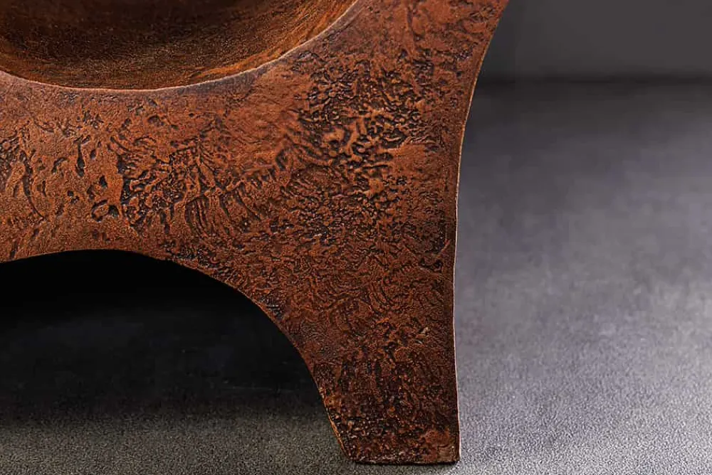 Riess-Ambiente Konsolentische > Abstrakter Konsolentisch ART AMBIENTE 120cm kupfer Edelrost-Look Beton