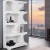 Riess-Ambiente Standregale > Abstraktes Regal ART AMBIENTE 180cm weiß Beton strukturiert Standregal