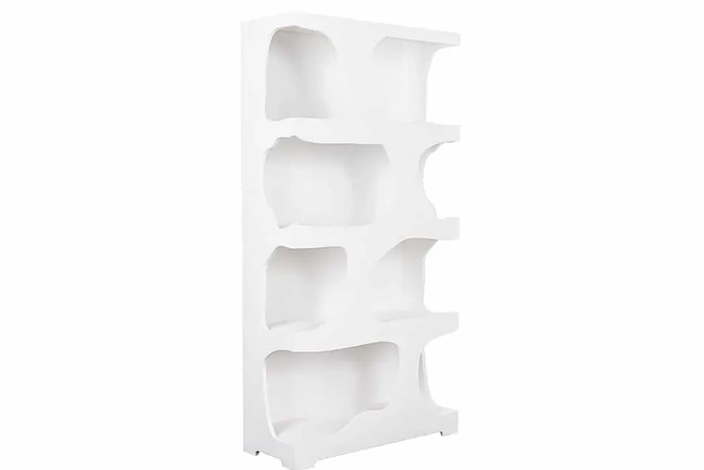 Riess-Ambiente Standregale > Abstraktes Regal ART AMBIENTE 180cm weiß Beton strukturiert Standregal