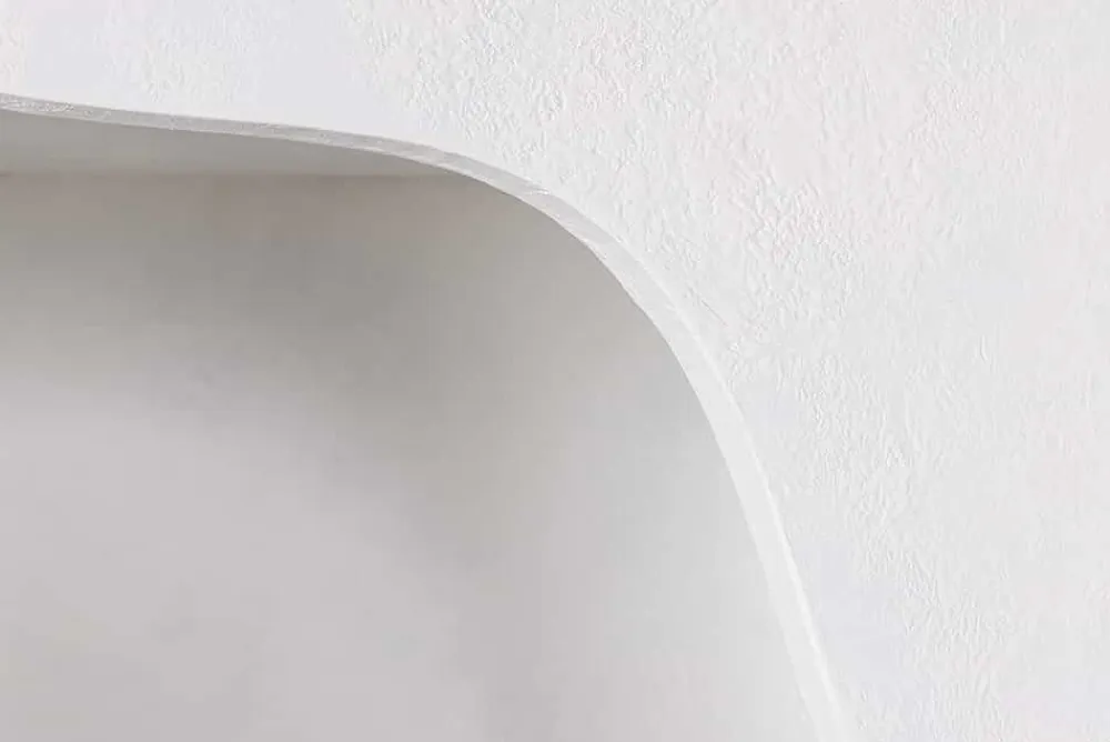Riess-Ambiente Standregale > Abstraktes Regal ART AMBIENTE 180cm weiß Beton strukturiert Standregal