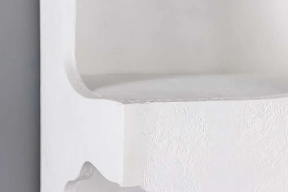 Riess-Ambiente Standregale > Abstraktes Regal ART AMBIENTE 180cm weiß Beton strukturiert Standregal