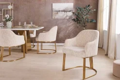 Riess-Ambiente Goldene Möbel|Stühle ><noscript><img width=