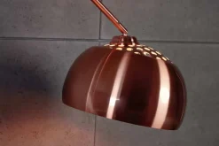 Riess-Ambiente Retro Möbel|Stehleuchten > Ausziehbare Bogenlampe LOUNGE DEAL 170-210cm kupfer Stehlampe