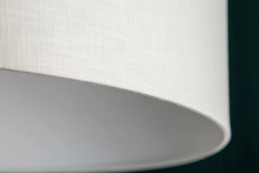 Riess-Ambiente Retro Möbel|Stehleuchten > Ausziehbare Bogenlampe LOUNGE DEAL 170-200cm weiß Leinenschirm Stehlampe