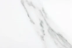 Riess-Ambiente Industrial Loft|Esstische > Ausziehbarer Esstisch ALPINE 160-200cm weiß Keramik Marmor schwarzes Metallgestell