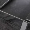 Riess-Ambiente Industrial Loft|Esstische > Ausziehbarer Esstisch ETERNITY 160-200cm graphit grau Keramik schwarz Metall