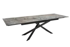 Riess-Ambiente Industrial Loft|Esstische > Ausziehbarer Esstisch EUPHORIA 180-220-260cm taupe anthrazit Keramik made in Italy