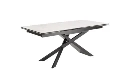 Riess-Ambiente Industrial Loft|Esstische > Ausziehbarer Esstisch EUPHORIA 180-220-260cm Marmor weiß Keramik made in Italy
