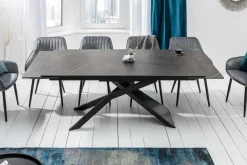 Riess-Ambiente Industrial Loft|Esstische > Ausziehbarer Esstisch EUPHORIA 180-220-260cm Graphit Keramik made in Italy
