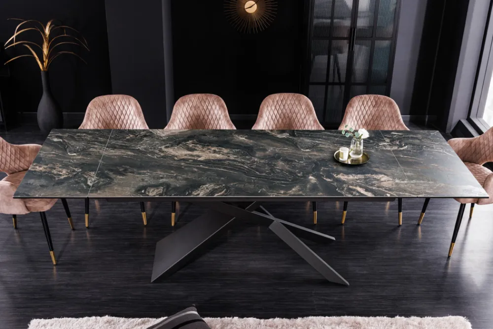 Riess-Ambiente Industrial Loft|Esstische > Ausziehbarer Esstisch EUPHORIA 180-220-260cm taupe Keramik made in Italy