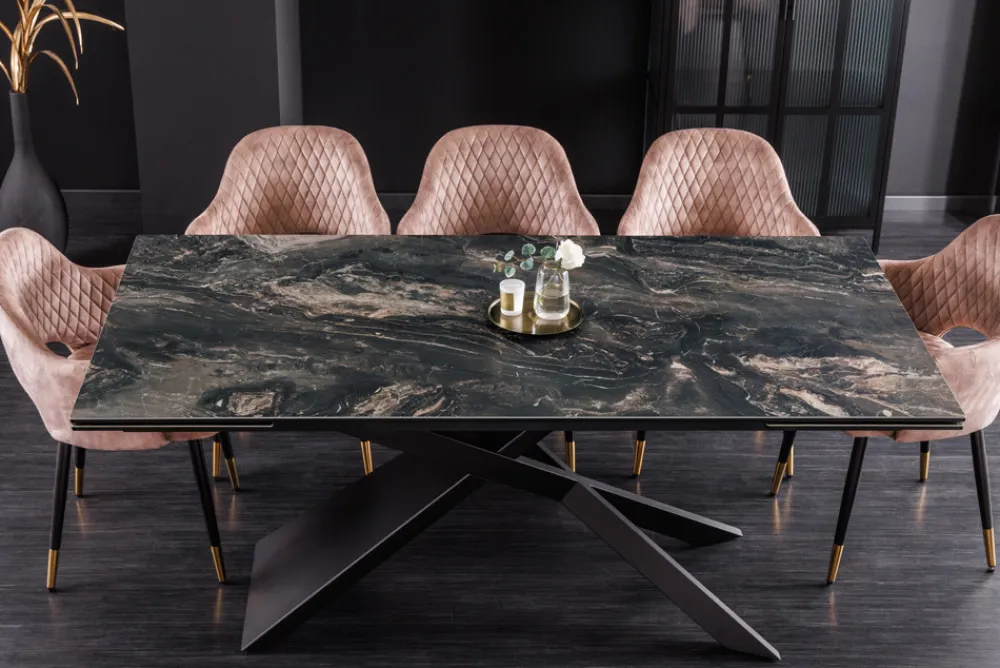 Riess-Ambiente Industrial Loft|Esstische > Ausziehbarer Esstisch EUPHORIA 180-220-260cm taupe Keramik made in Italy