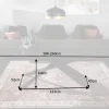 Riess-Ambiente Industrial Loft|Esstische > Ausziehbarer Esstisch EUPHORIA 180-220-260cm anthrazit Lava Keramik made in Italy