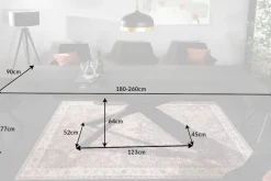 Riess-Ambiente Industrial Loft|Esstische > Ausziehbarer Esstisch EUPHORIA 180-220-260cm anthrazit Lava Keramik made in Italy