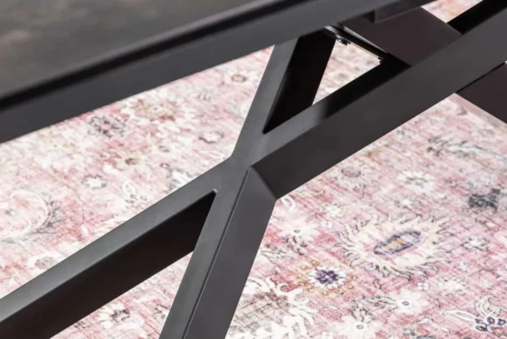 Riess-Ambiente Industrial Loft|Esstische > Ausziehbarer Esstisch EUPHORIA 180-220-260cm anthrazit Lava Keramik made in Italy