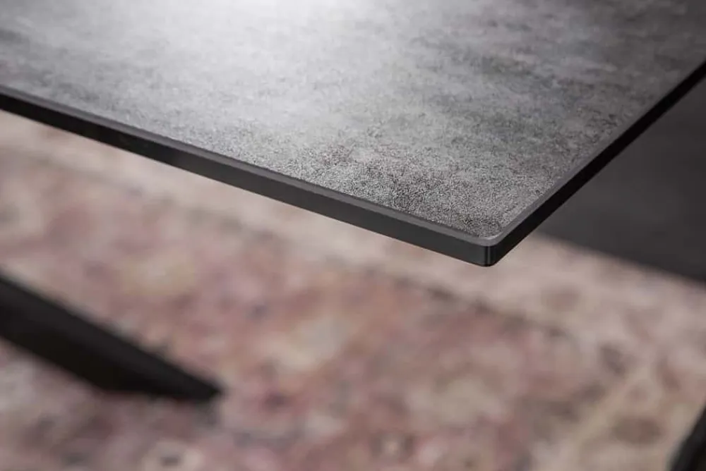 Riess-Ambiente Industrial Loft|Esstische > Ausziehbarer Esstisch EUPHORIA 180-220-260cm anthrazit Lava Keramik made in Italy