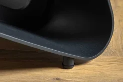 Riess-Ambiente Industrial Loft|Esstische > Ausziehbarer Esstisch INFINITY 180-260cm taupe Keramik Marmor schwarz Metall