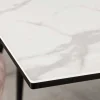 Riess-Ambiente Esstische > Ausziehbarer Esstisch MARVELOUS 180-220-260cm weiß Marmor Keramik made in Italy