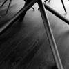 Riess-Ambiente Industrial Loft|Esstische > Ausziehbarer Esstisch MIKADO 120-160cm weiß Keramik oval schwarz Sterngestell