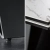Riess-Ambiente Industrial Loft|Esstische > Ausziehbarer Esstisch PROMETHEUS 180-220-260cm weiß Marmor Keramik made in Italy