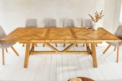 Riess-Ambiente Mehr...|Massivholzesstische > Ausziehbarer Esstisch RIVIERA 180-240cm natur recycelte Pinie Massivholz