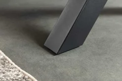 Riess-Ambiente Industrial Loft|Esstische > Ausziehbarer Esstisch WILD 160-200cm grau gekälkt Wildeichen-Design Baumkante schwarz