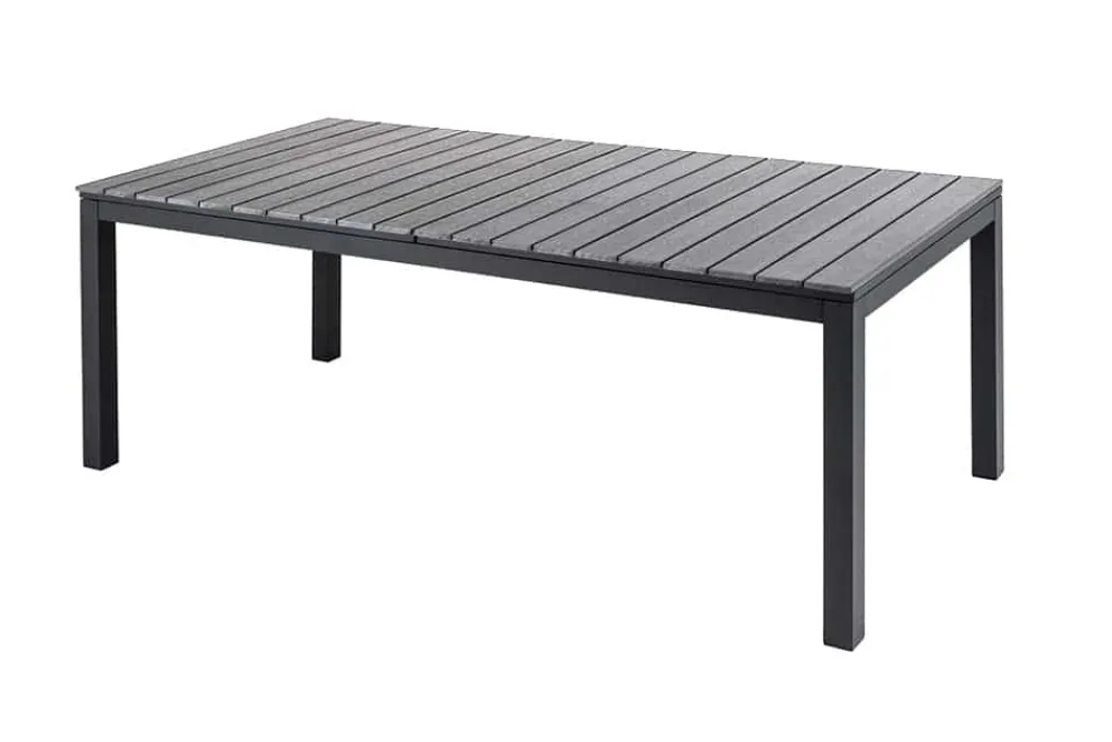 Riess-Ambiente Haus & Garten|Skandinavisch > Ausziehbarer Gartentisch DESIGNO 200-250-300cm grau Aluminium In- und Outdoor Esstisch