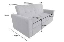 Riess-Ambiente 2-Sitzer Sofa|Retro Möbel ><noscript><img width=