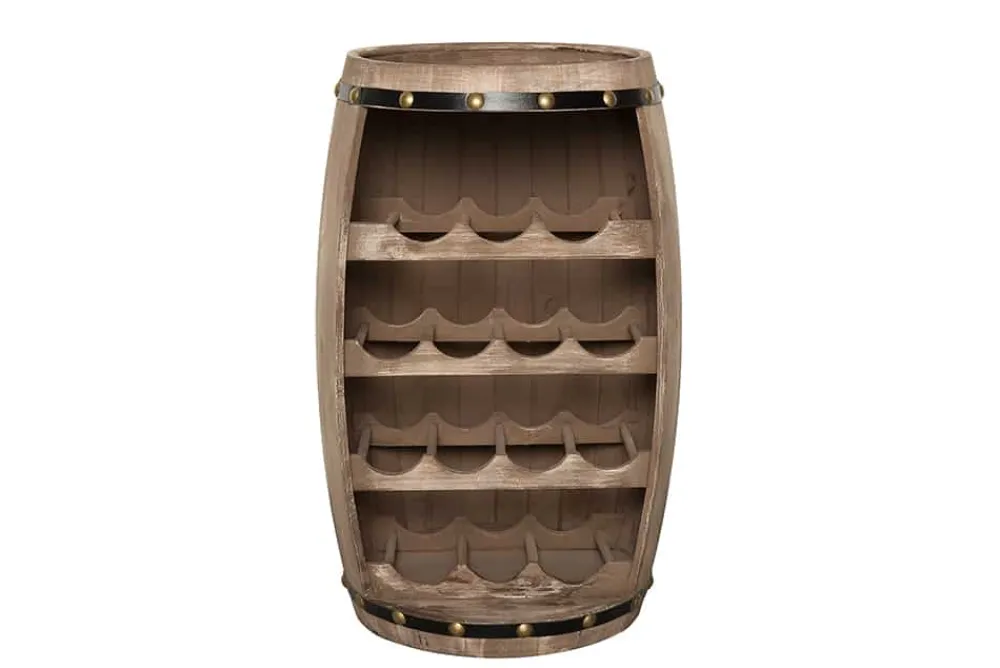 Riess-Ambiente Weinregale|Barschränke > Authentisches Weinregal BODEGA 65cm natur Pinie Weinfass Shabby Chic