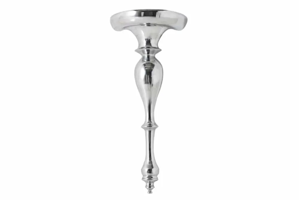 Riess-Ambiente Wanddekoration > Barocke Wandkonsole SCALA 80cm silber Aluminium Wandregal