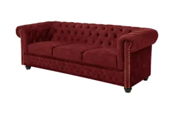 Riess-Ambiente Samt Möbel|3-Sitzer Sofa ><noscript><img width=