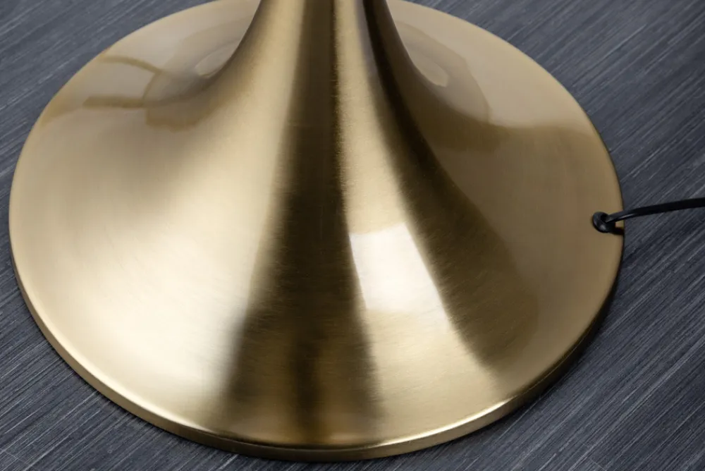 Riess-Ambiente Goldene Möbel|Stehleuchten > Barock Stehlampe LUCIE 160cm schwarz gold gebürstet Stehleuchte