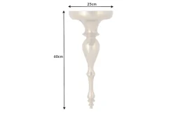 Riess-Ambiente Goldene Möbel|Wanddekoration > Barock Wandkonsole SCALA 60cm gold Metall Wandregal handmade Wanddekoration