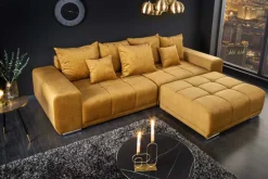 Riess-Ambiente Xxl Sofa|Samt Möbel ><noscript><img width=