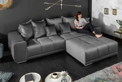 Riess-Ambiente Xxl Sofa|Samt Möbel ><noscript><img width=