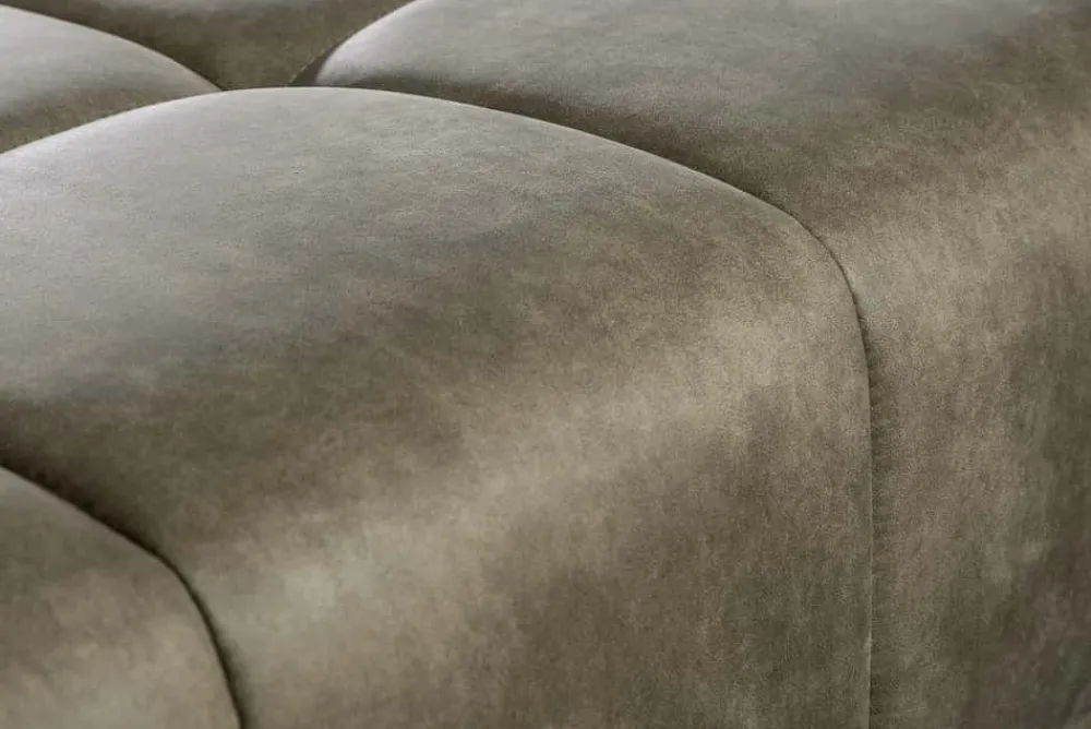 Riess-Ambiente Xxl Sofa > Big Sofa ELEGANCIA 285cm taupe Microfaser XXL Couch inkl. Kissen Federkern