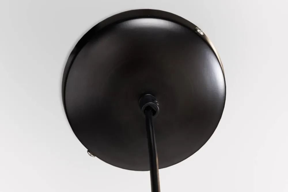 Riess-Ambiente Goldene Möbel|Hängelampen > Boho Hängelampe VIENNA 45cm natur schwarz Wiener Geflecht Leuchte