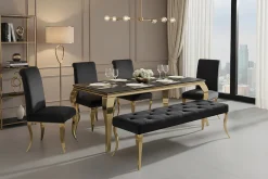 Riess-Ambiente Goldene Möbel|Sitzbänke ><noscript><img width=