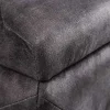 Riess-Ambiente Sitzbänke|Samt Möbel > Chesterfield Bettbank EXTRAVAGANCIA 140cm grau Samt mit Stauraum