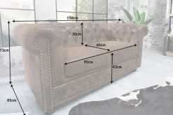 Riess-Ambiente 2-Sitzer Sofa ><noscript><img width=