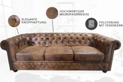 Riess-Ambiente 3-Sitzer Sofa ><noscript><img width=