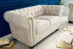 Riess-Ambiente 2-Sitzer Sofa|Samt Möbel ><noscript><img width=