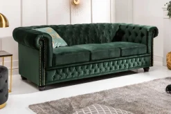 Riess-Ambiente Samt Möbel|3-Sitzer Sofa ><noscript><img width=