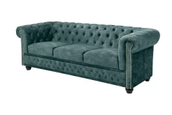 Riess-Ambiente Samt Möbel|3-Sitzer Sofa ><noscript><img width=