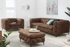 Riess-Ambiente Retro Möbel|3-Sitzer Sofa ><noscript><img width=