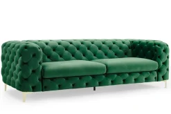 Riess-Ambiente Samt Möbel|3-Sitzer Sofa ><noscript><img width=