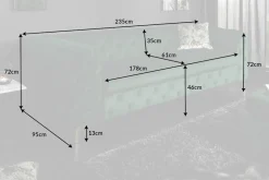 Riess-Ambiente Samt Möbel|3-Sitzer Sofa ><noscript><img width=