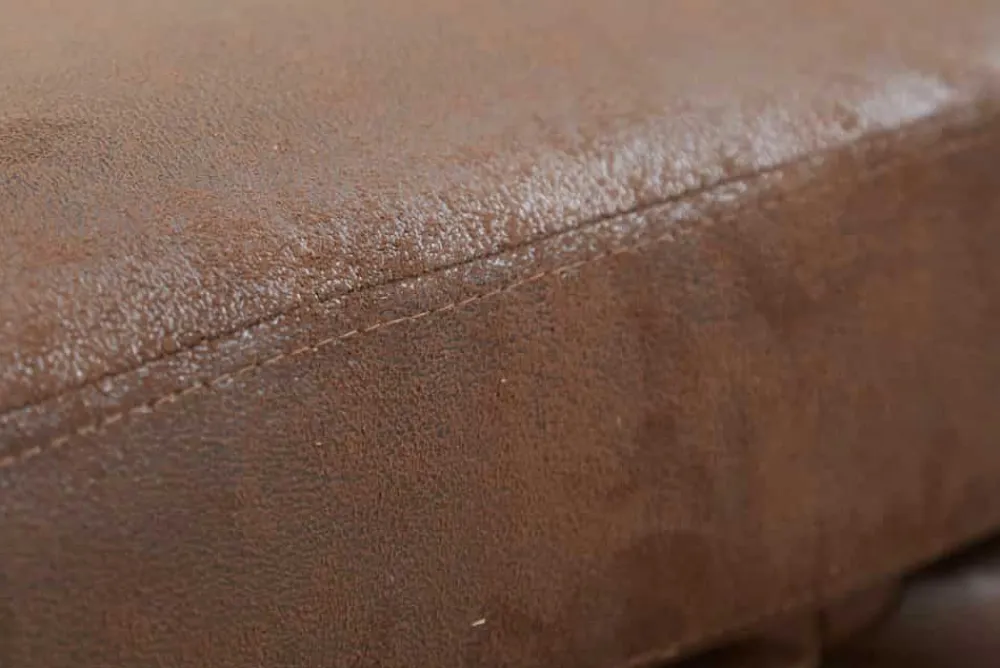 Riess-Ambiente Polsterhocker|Sitzhocker > Chesterfield Sitzhocker MODERN BAROCK 90cm antik braun Fußhocker