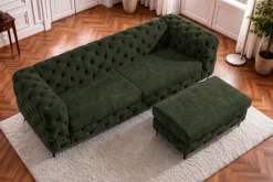 Riess-Ambiente Sitzhocker|Samt Möbel ><noscript><img width=