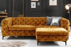 Riess-Ambiente Samt Möbel|3-Sitzer Sofa ><noscript><img width=