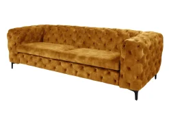 Riess-Ambiente Samt Möbel|3-Sitzer Sofa ><noscript><img width=